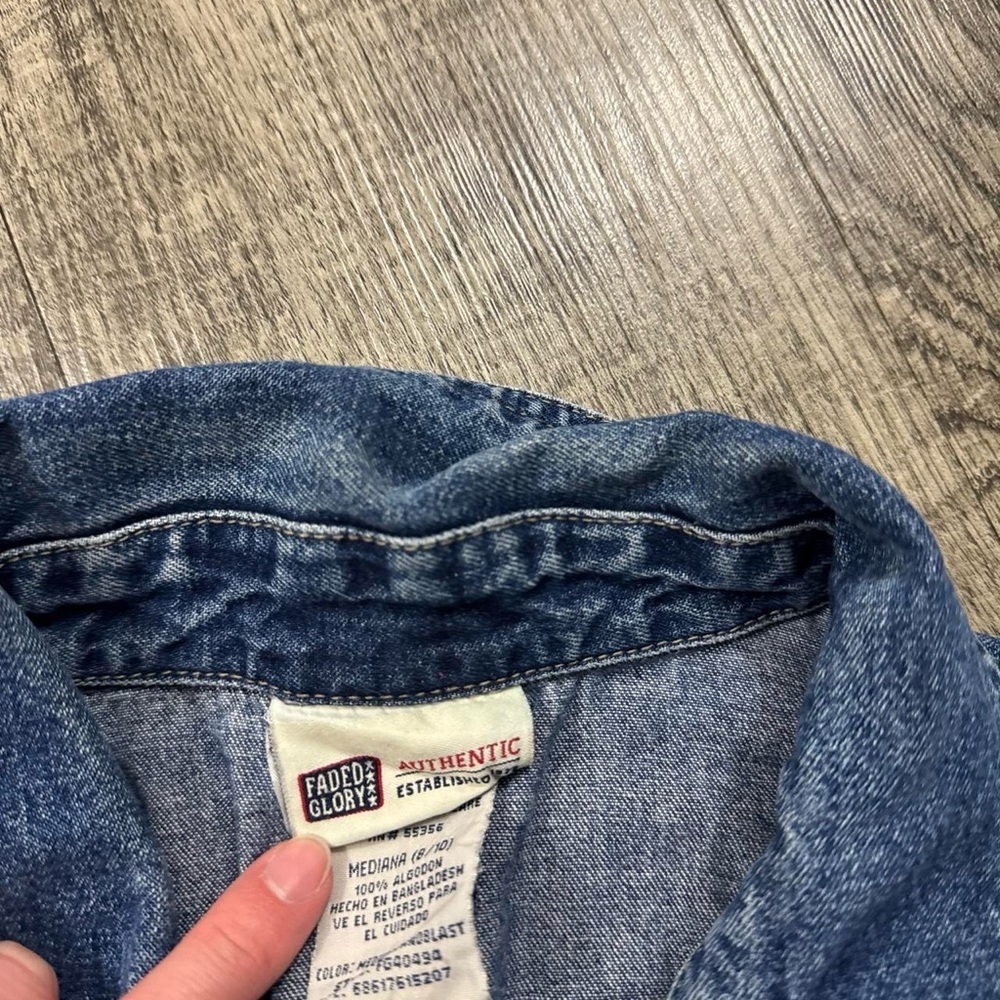 Vintage Y2K Faded Glory denim buckle dress - Picture 5 of 8
